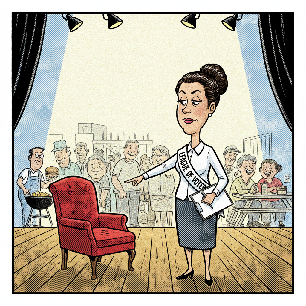 LEFTIST LEAGUE'S 'MYSTERY GUEST' SCHTICK: WHEN CAMPAIGNING IS TOO HARD!