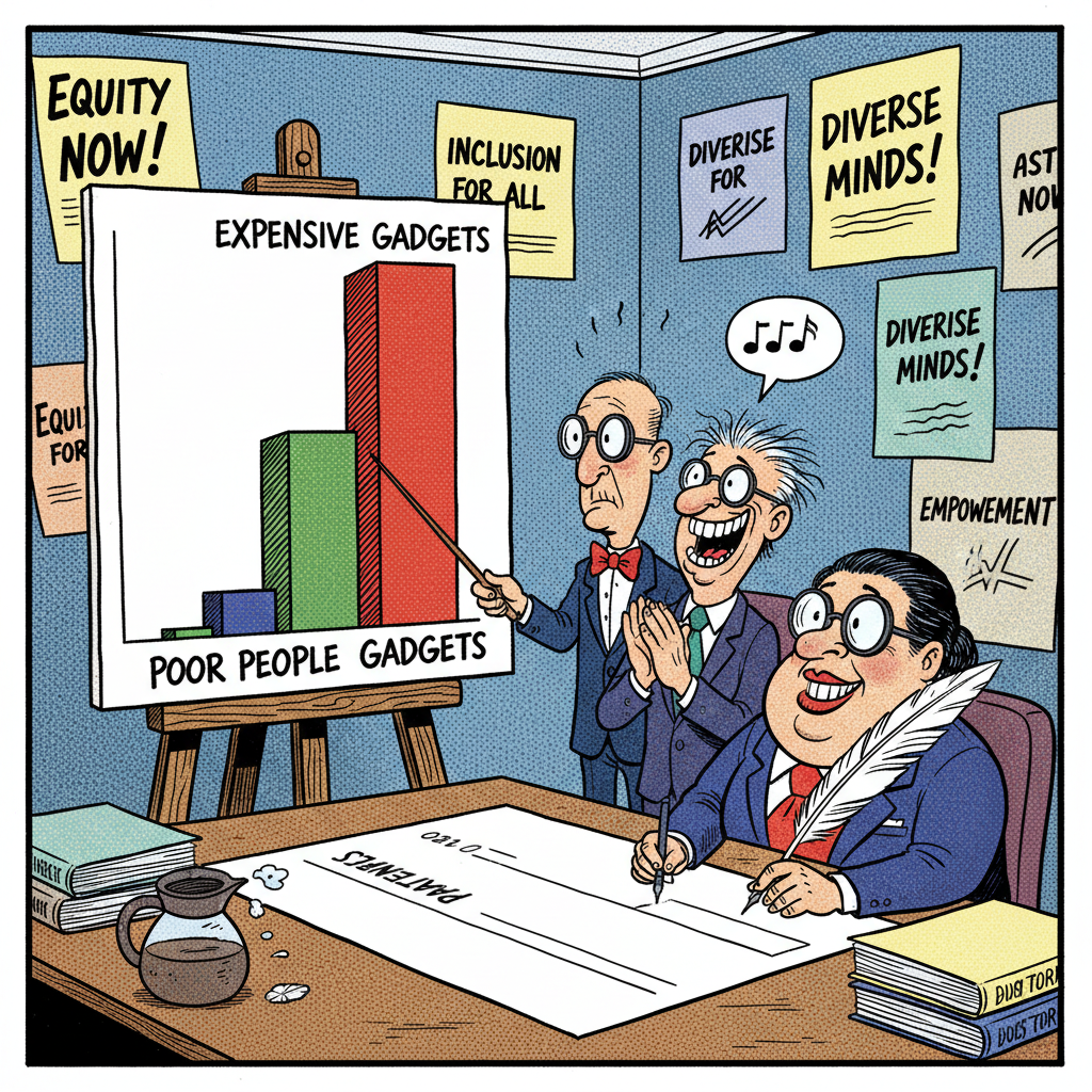 LOCAL 'DIGITAL EQUITY' REPORT: POOR PEOPLE LACK EXPENSIVE GADGETS. NEWS AT 11!