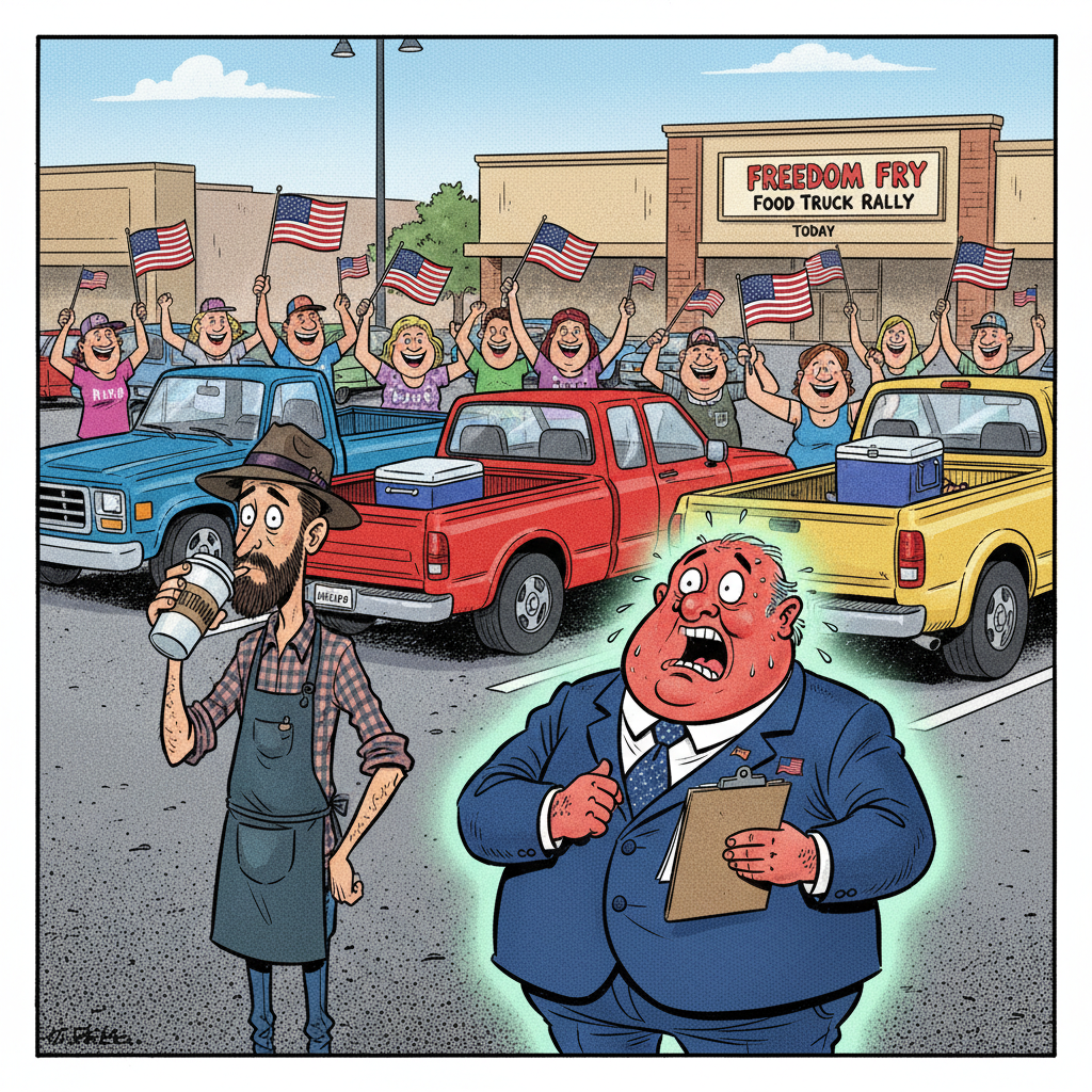 LOCAL PATRIOTS DARED TO SHOW SOME SPIRIT, LEFTISTS' HEADS EXPLODE