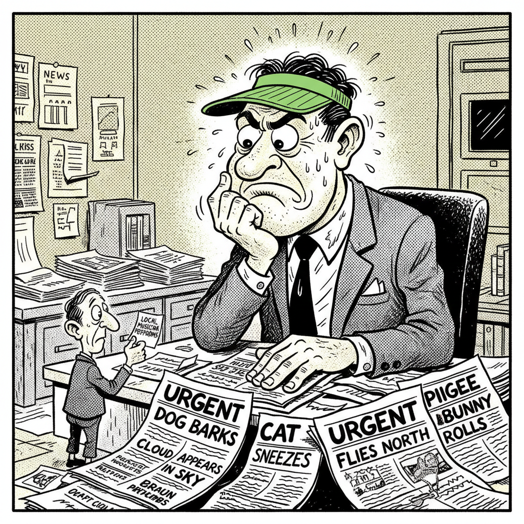 LOCAL SINGER, LOCAL THEATER, LOCAL NEWS: HOLD THE FRONT PAGE!