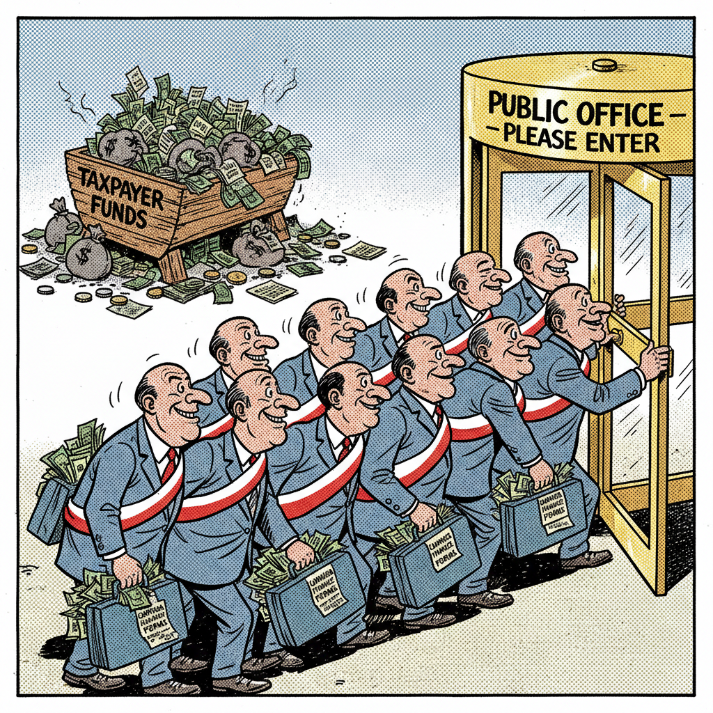 LOCAL 'VOLUNTEERS' FLOCK TO TROUGH AS ELECTION FILING OPENS!