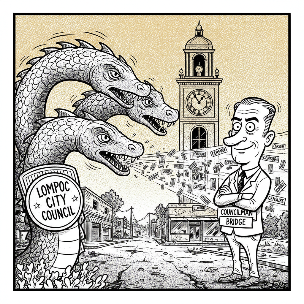 LOMPOC COUNCIL FAILS TO SILENCE DISSENT! TWO BRAVE VOTES DEFY PROGRESSIVE PURGE!