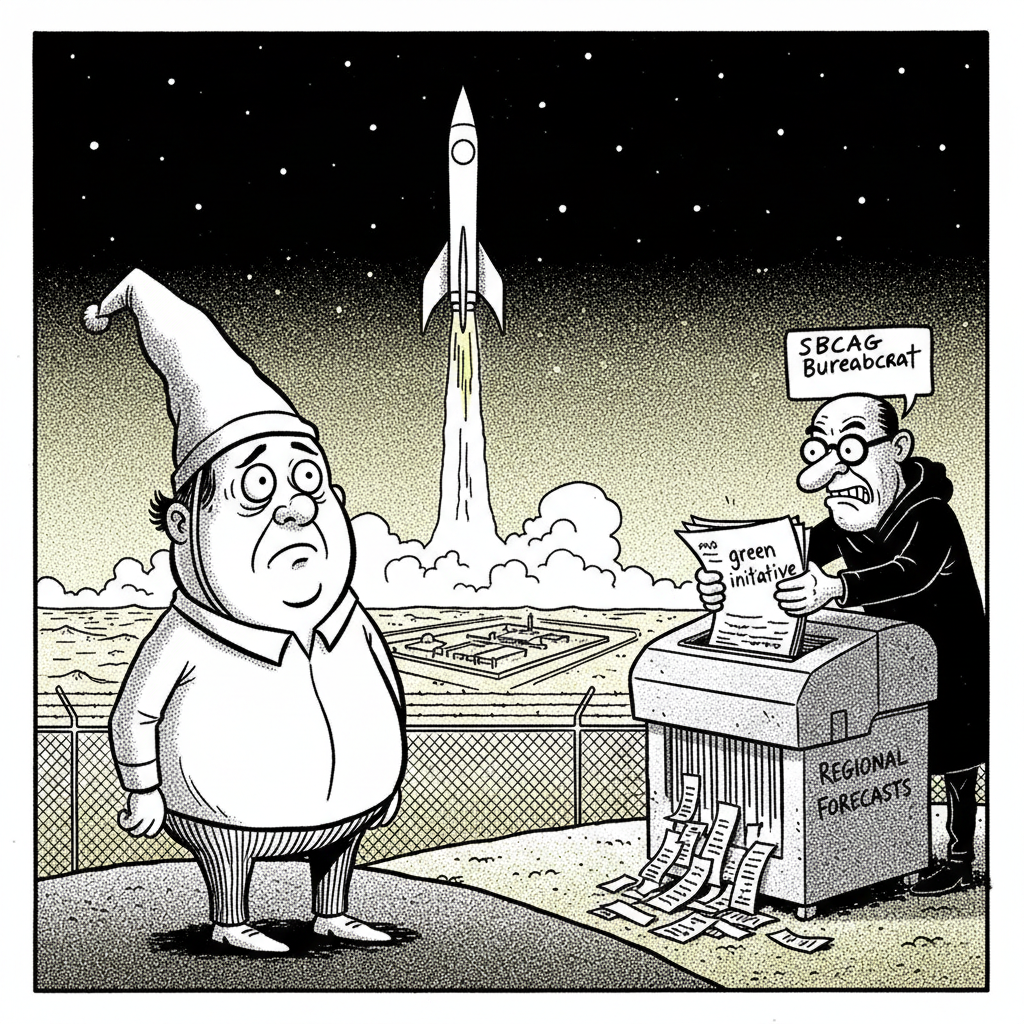 LOMPOC DUNCES WONDER WHY FORECASTS MISS SPACE FORCE GROWTH!