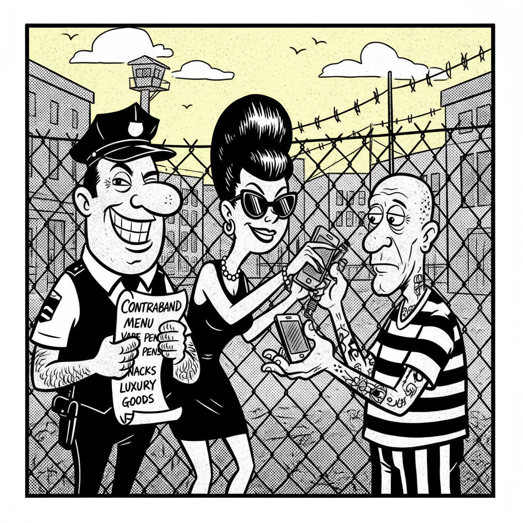 LOMPOC'S NEWEST 'ENTREPRENEURS': CONTRABAND COUPLE CAUGHT!