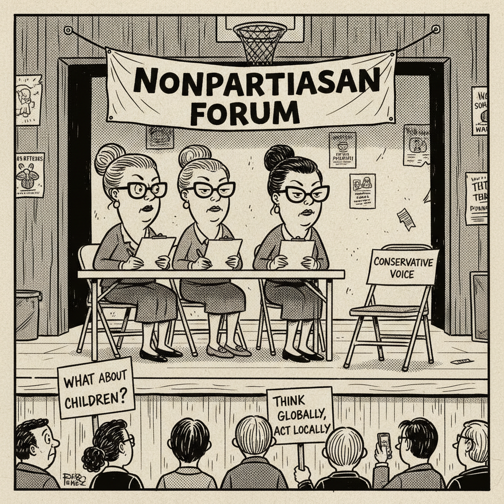 LOMPOC'S 'NONPARTISAN' FORUMS: MORE 'NON' THAN 'PARTISAN,' WE SUSPECT