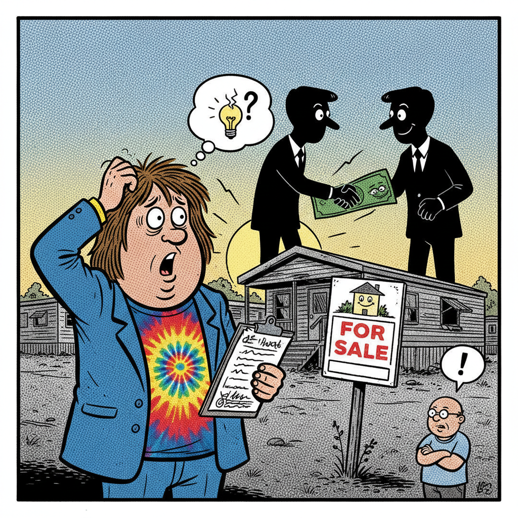 MOBILE HOME MAYHEM: LEFTIES LEARN LANDLORDS OWN LAND, NOT UTOPIA