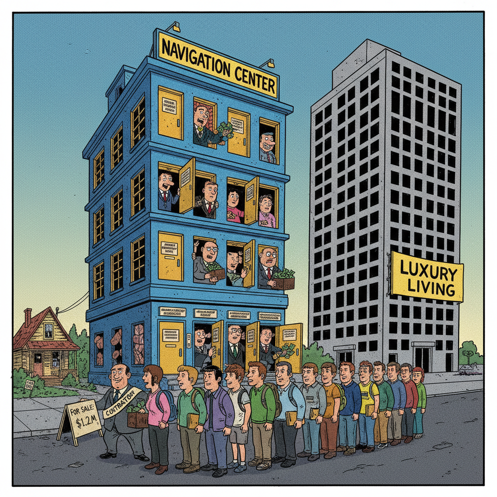 NAV CENTER OPENS! WILL IT HELP, OR JUST ADD TO COUNTY'S 'HOUSING INSTABILITY' INDUSTRY?