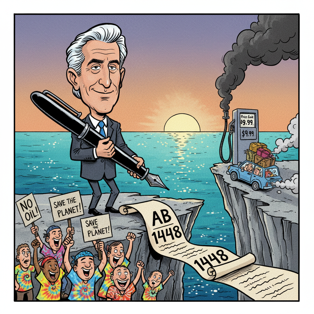 NEWSOM GIVES GREENIES AN ENCORE: KILLING JOBS, RAISING GAS PRICES, SAVING WHALES!
