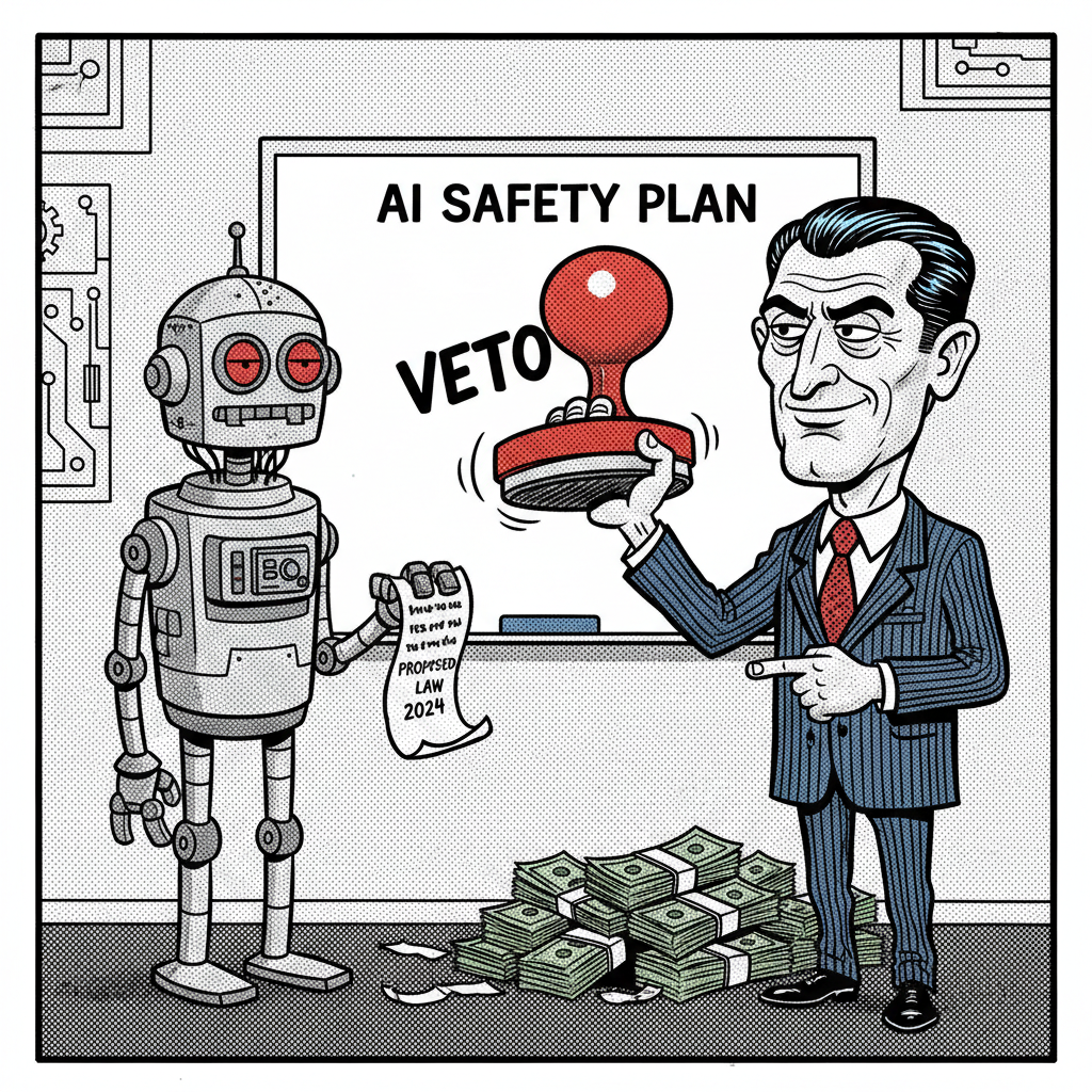 NEWSOM’S AI EUREKA: DISCOVERS TECHNOLOGY HE VETOED YEARS AGO