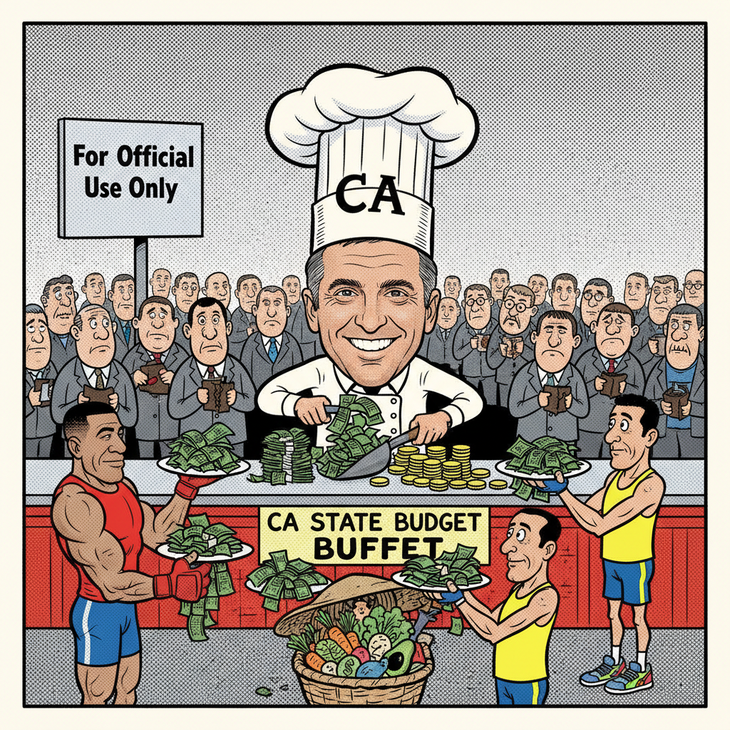 NEWSOM'S BUDGET BUBBLE: DEMS FUND FITNESS, NOT FISCAL SANITY