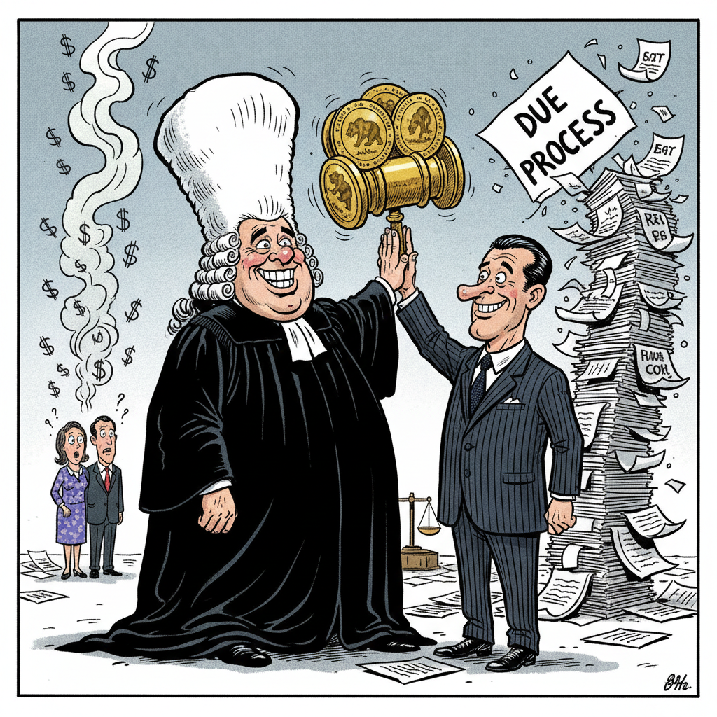 NEWSOM’S LATEST BRILLIANCE: MORE DIVORCE, LESS DUE PROCESS!