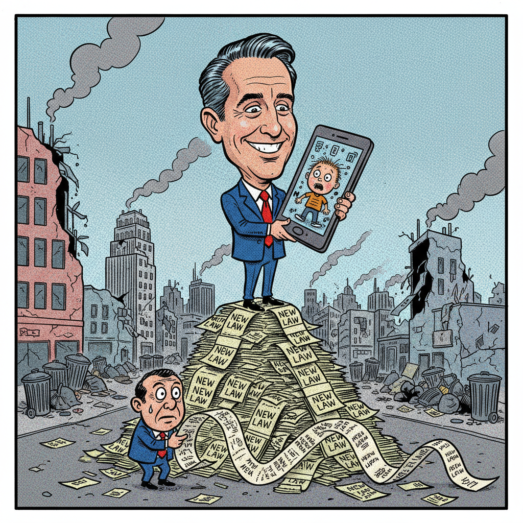 NEWSOM'S LATEST NANNIES: 13 NEW LAWS TO 'PROTECT' KIDS (FROM FREEDOM)