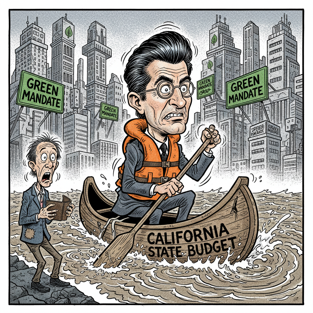 NEWSOM’S RIGHT-TURN SIGNAL: MORE LIKE A U-TURN FROM REALITY!