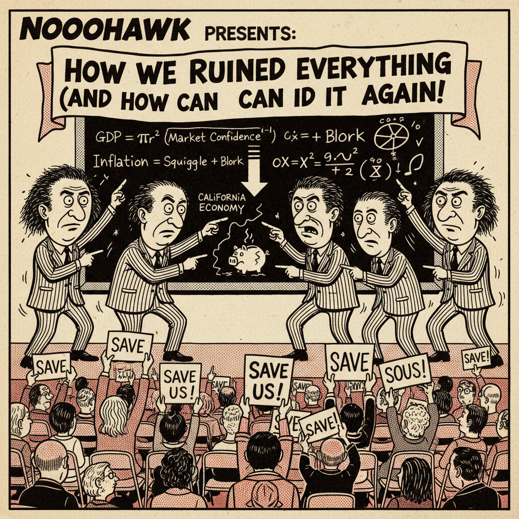 NOOZHAWK'S ECO-DOOMSDAY PREPPERS GATHER FOR 'CALIFORNIA'S PROBLEMS' STAGE SHOW!