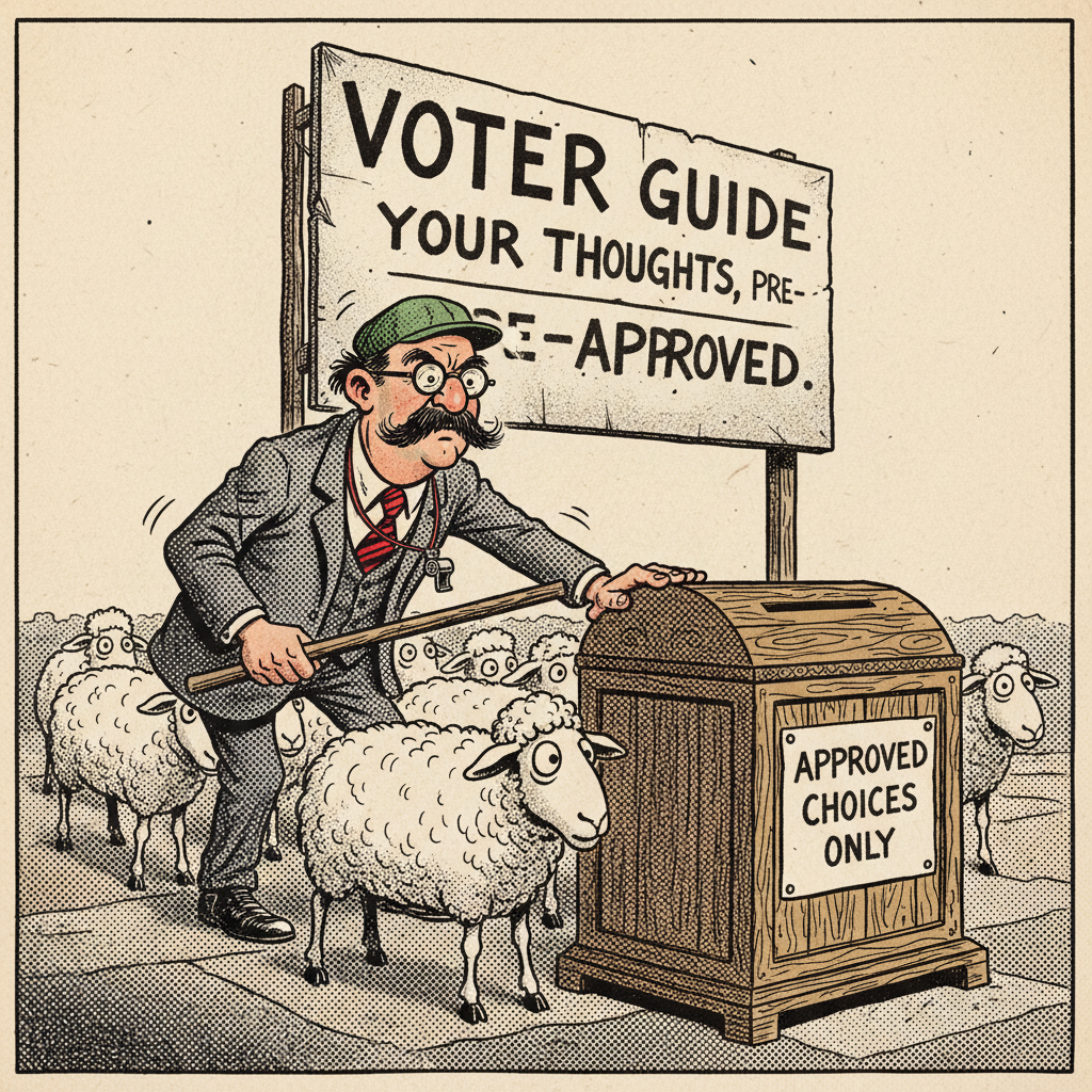 NOOZHAWK TO VOTERS: 'WE'LL TELL YOU WHAT TO THINK!' AS ELECTION LOOMS