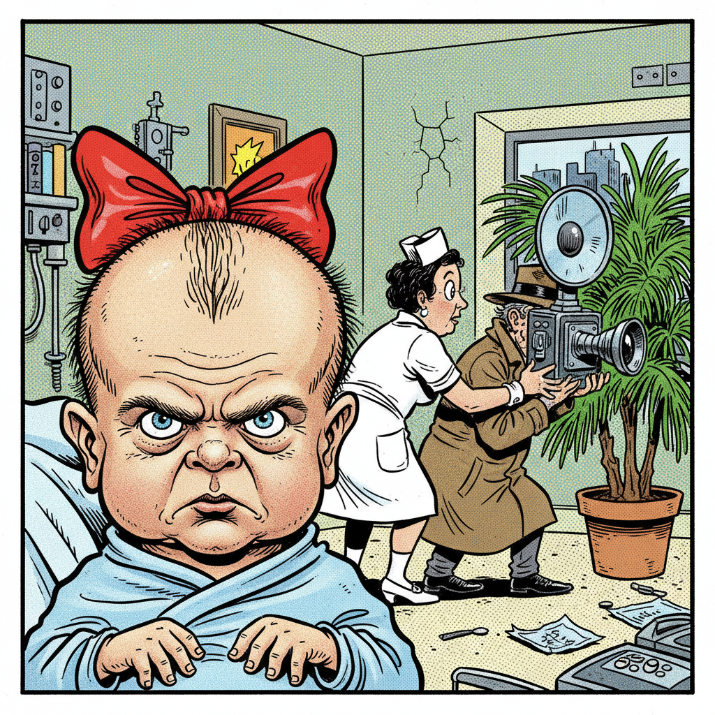 NOOZHLAWK'S SNEAKY NEW PLAN TO PHOTOGRAPH INNOCENT BABIES AT THE HOSPITAL!