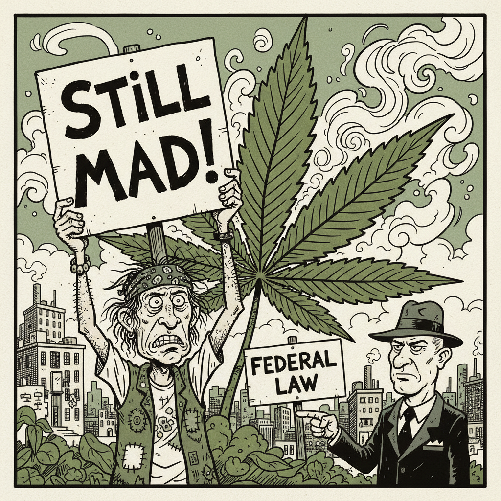 ONE YEAR LATER: PROTESTERS STILL CRYING OVER CANNABIS RAID!