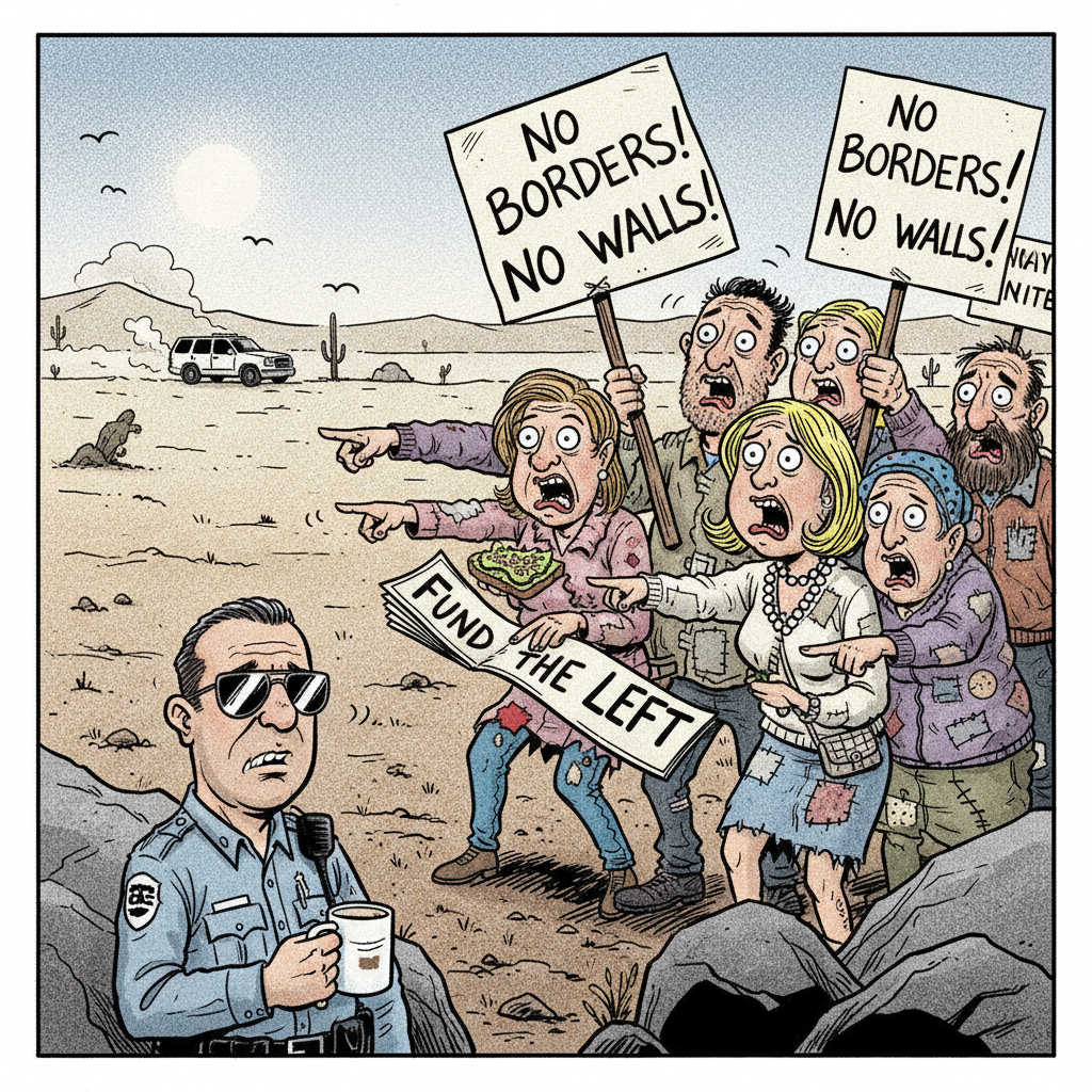 OPEN BORDERS ACTIVISTS GET A TASTE OF BORDER SECURITY—RIGHT HERE AT HOME!