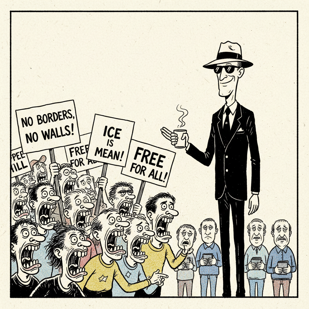 OPEN BORDERS BRIGADE SHOCKED ICE IS, LIKE, ENFORCING BORDERS?