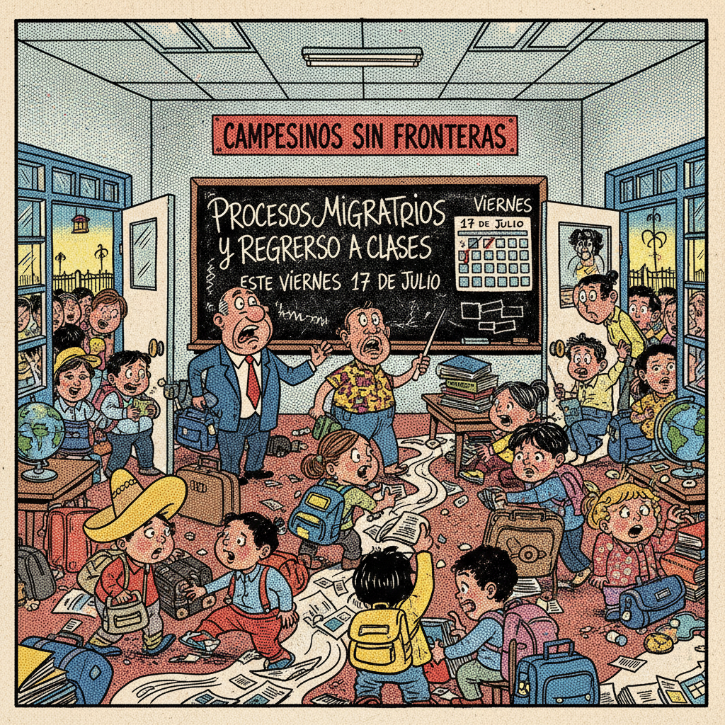 OPEN BORDERS, OPEN TEXTBOOKS: CAMPAIGN FOR 'CAMPESINOS' OR CLASSROOM?