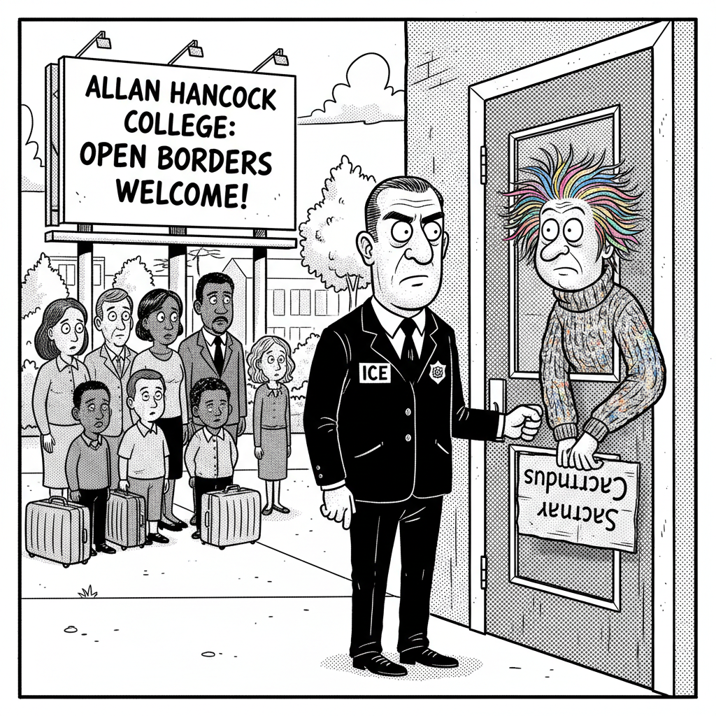 OPEN BORDERS U: LEFTIES GASP AS IMMIGRATION LAW ENFORCEMENT ACTUALLY ENFORCES LAWS