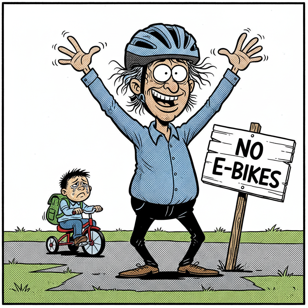 ORCUTT SCHOOLS BAN E-BIKES: ARE HELICOPTER PARENTS NOW ON TWO WHEELS?
