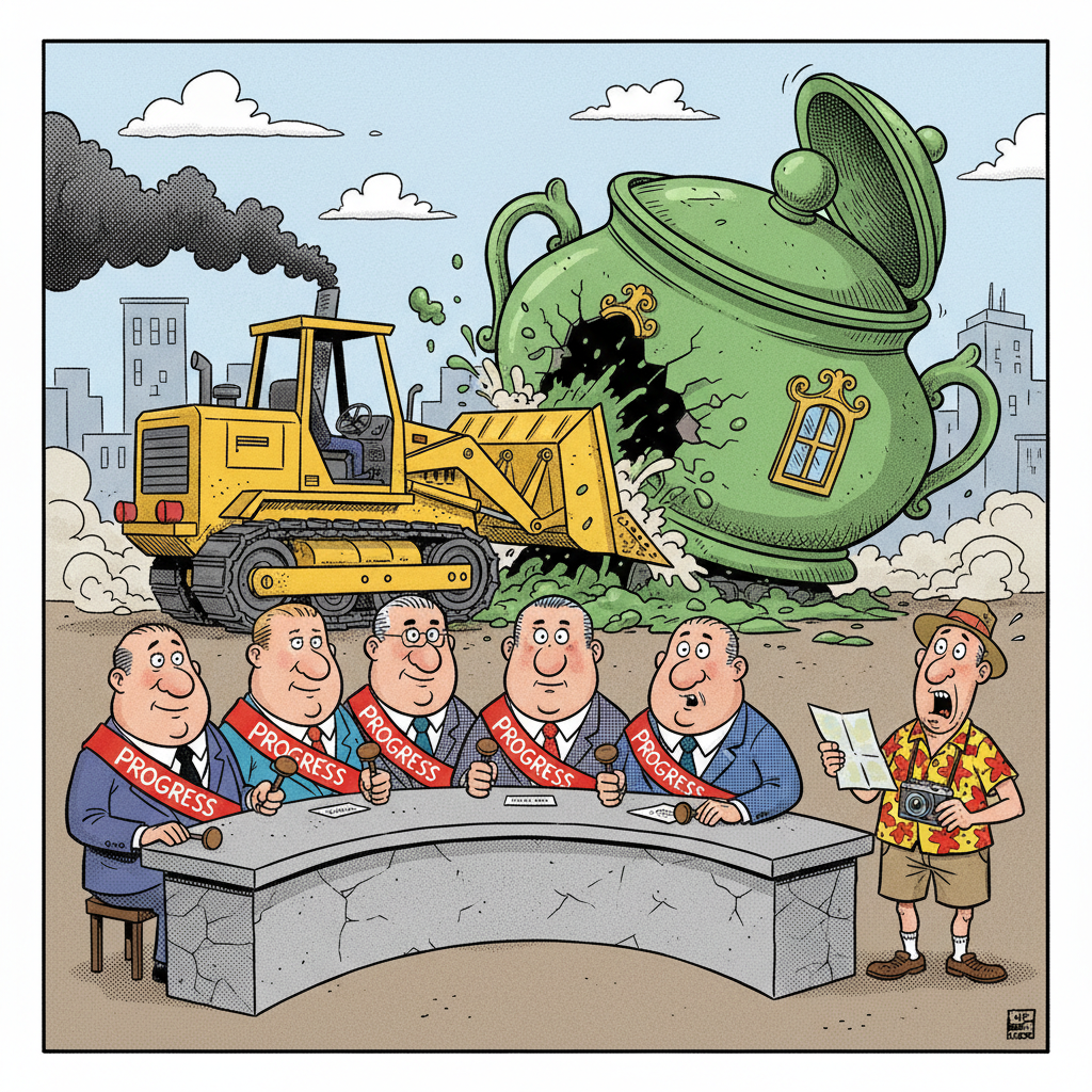 PEA SOUP ANDERSEN'S: BUELLTON REMOVING ONE OF ITS LAST TOURIST TRAPS!