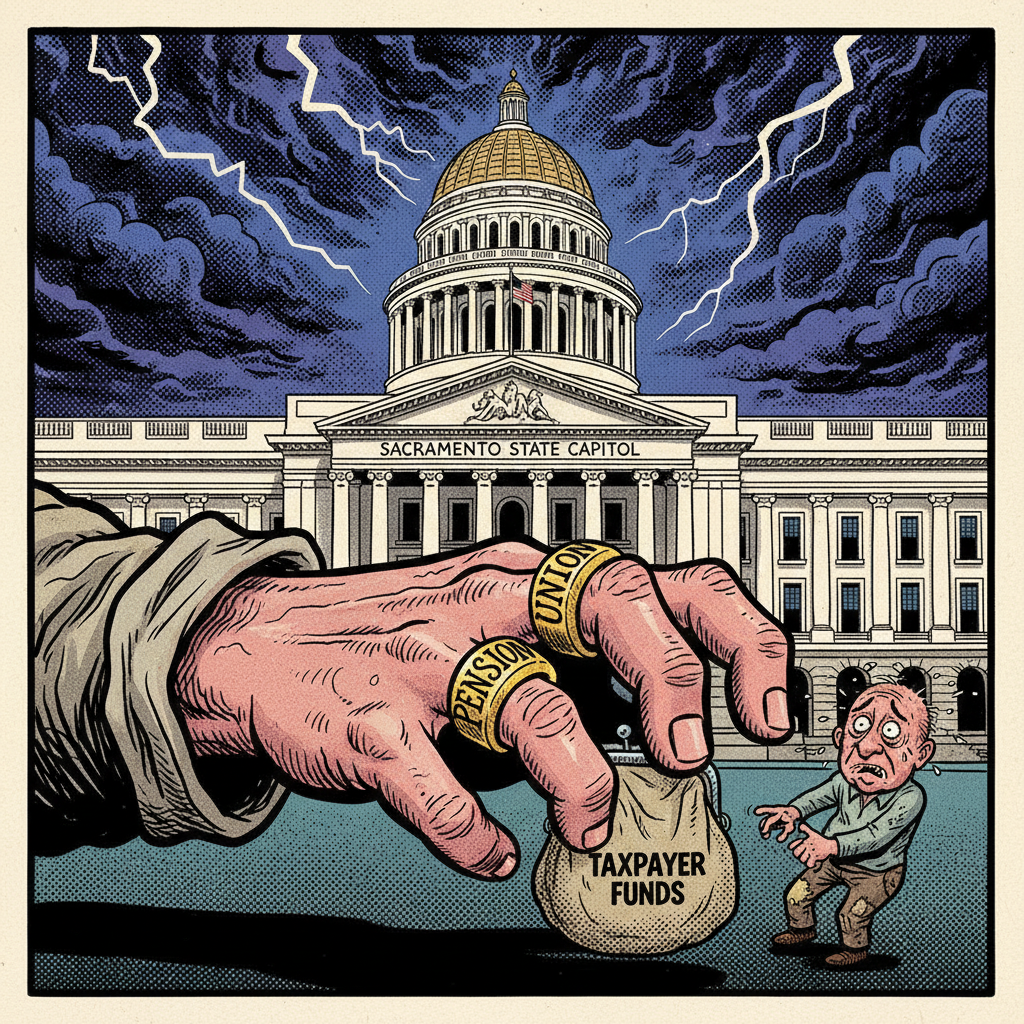 PENSION PIRATES PLUNDER CALIFORNIA! TAXPAYERS ON THE HOOK FOR GOLD-PLATED RETIREMENTS!