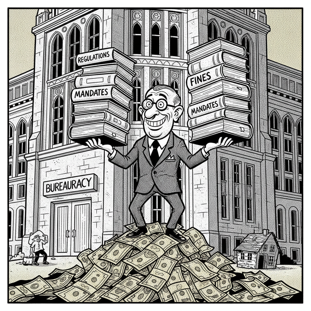 POLLUTION CZARS GRAPPLE FOR MORE POWER! LAWYERS NEEDED TO JUSTIFY NEW EDICS