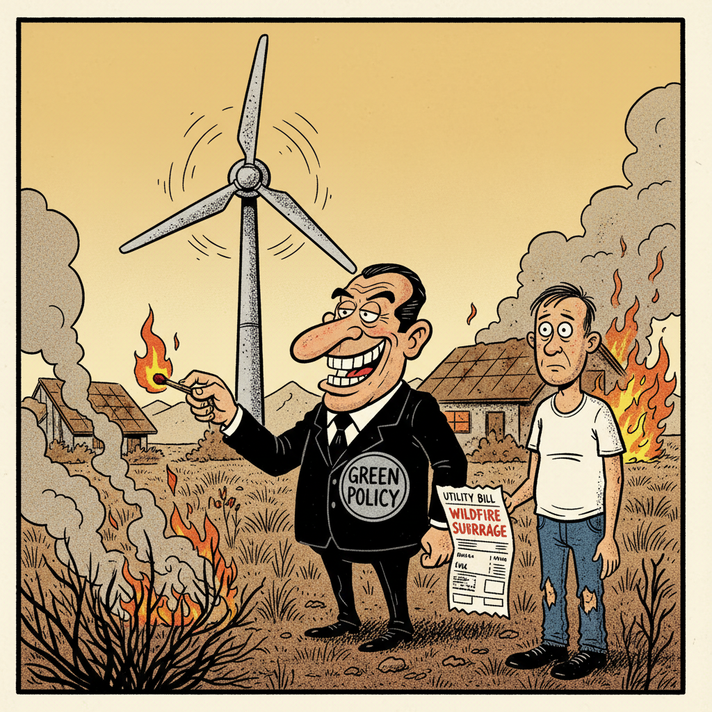 POWER GRAB: DEMS ASK 'WHO PAYS?' AFTER THEIR GREEN DREAMS TORCH CA!