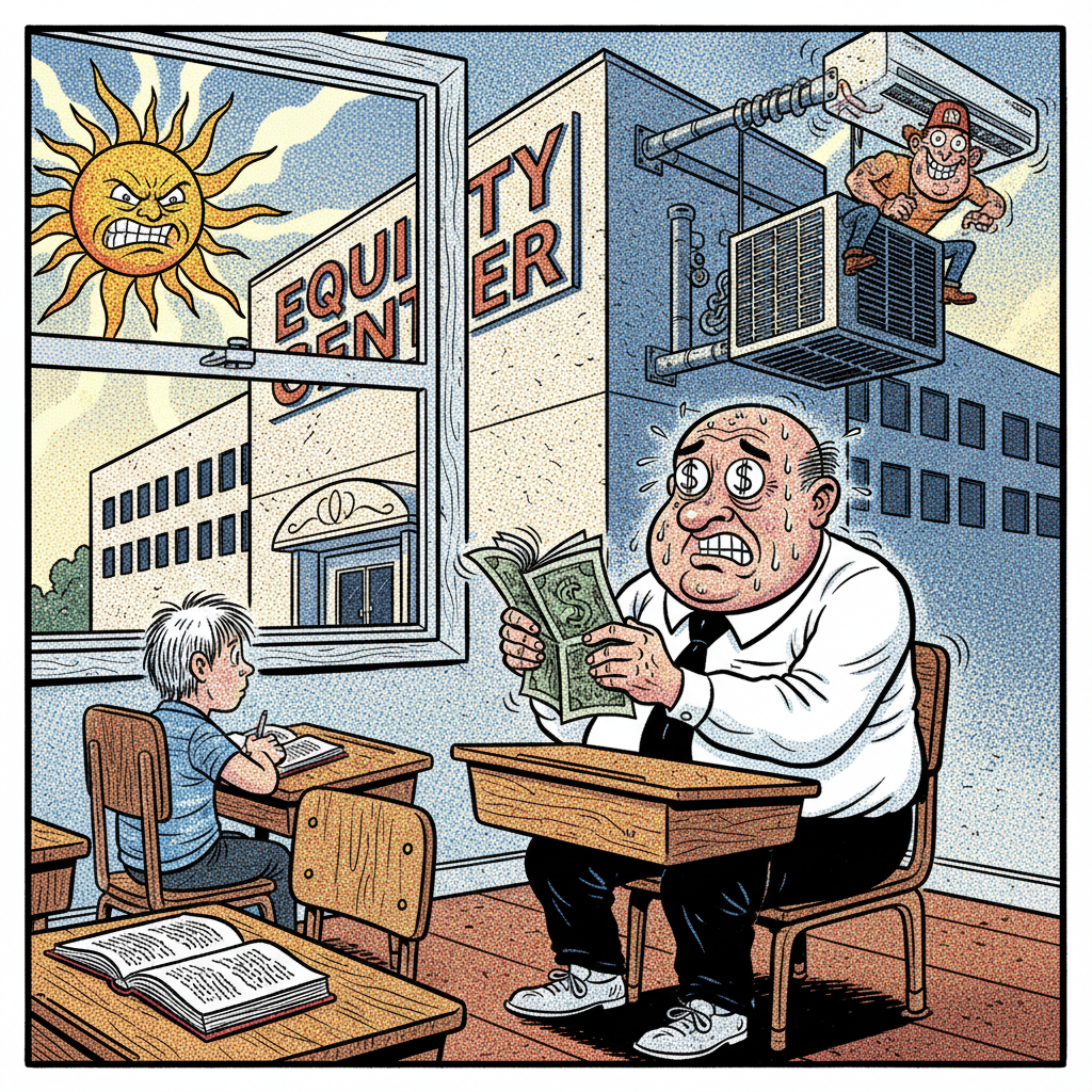 PUBLIC SCHOOLS DISCOVER SUN IS HOT, DEMAND TAXPAYER ICE CREAM FUND