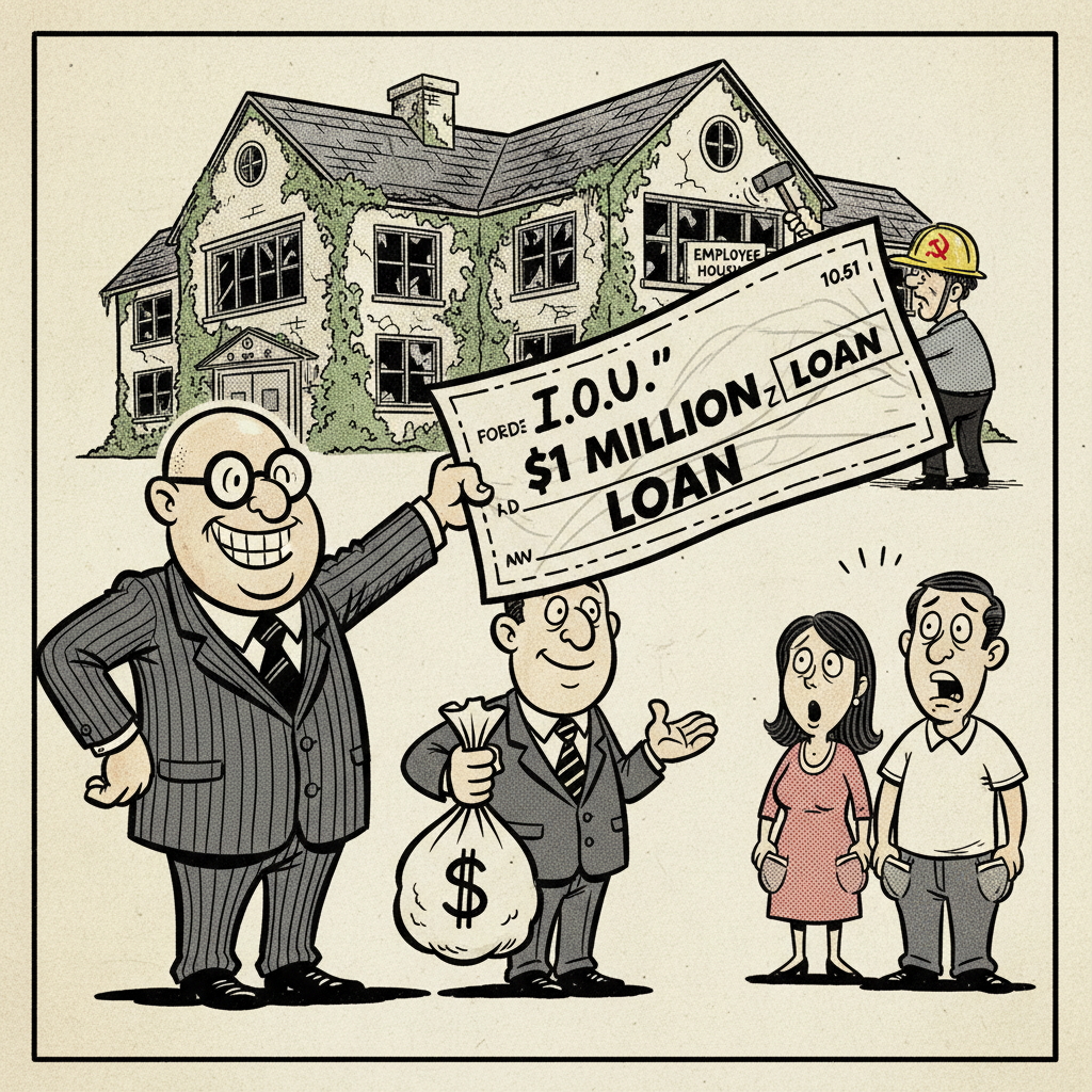 PUBLIC SCHOOLS FAIL, SO TAXPAYERS SHELL OUT TO BUILD TEACHERS HOMES