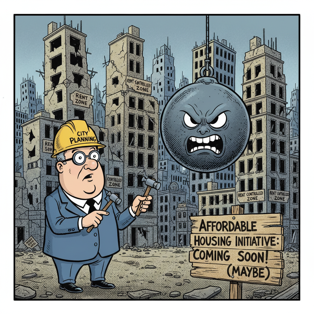 RENT CONTROL: BECAUSE NOTHING SAYS 'AFFORDABLE HOUSING' LIKE EMPTY BUILDINGS!