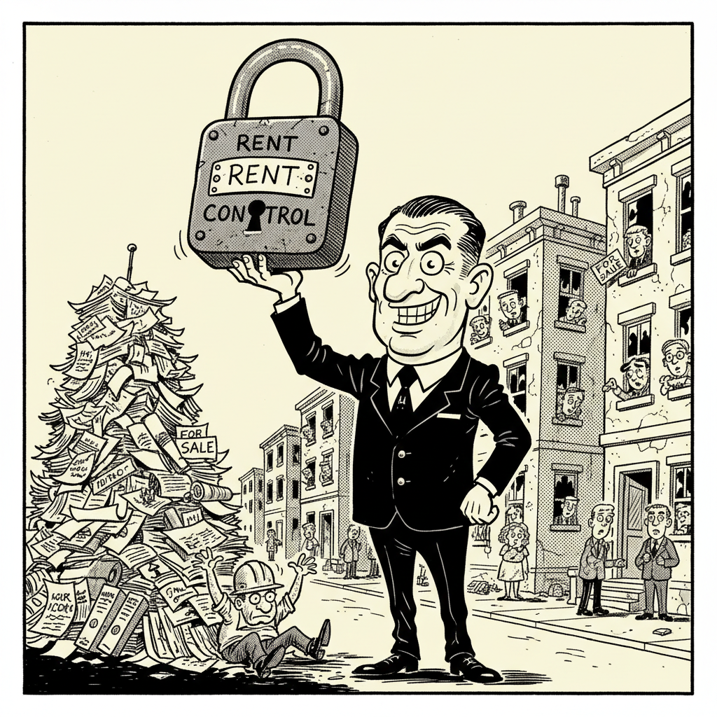 RENT CONTROL SCHEME: CITY COUNCIL TO 'STABILIZE' YOUR WALLET, LEFTY-STYLE!