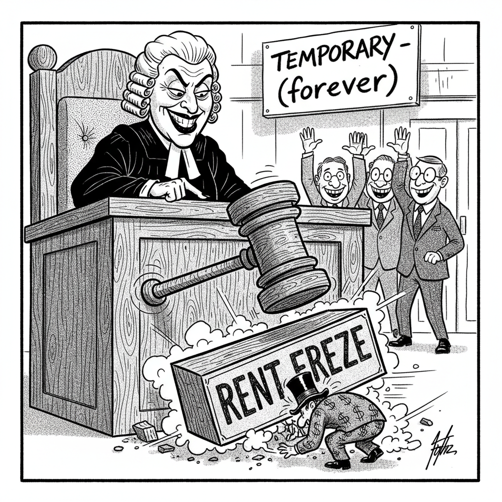 RENT FREEZE FOLLIES: JUDGE SIDES WITH CITY'S 'TEMPORARY' ECONOMIC ILLITERACY