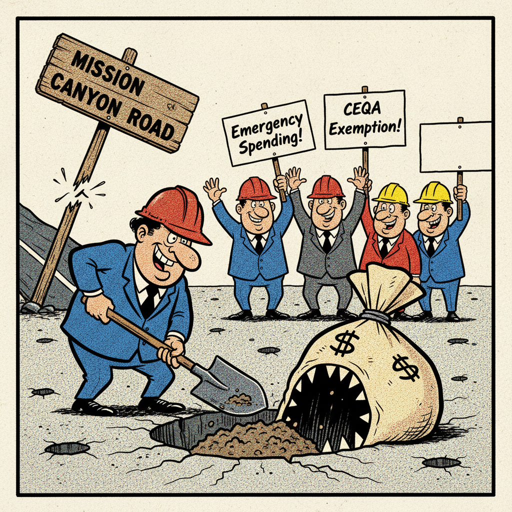 ROAD REPAIR BAILOUT: SUPERVISORS BLAME 'STORM' FOR BLOWN BUDGETS