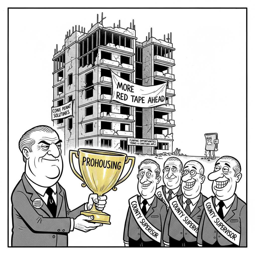 SACRAMENTO CROWNS SANTA BARBARA'S HOUSING 'EFFORTS': TAXPAYERS, PREPARE TO PAY!