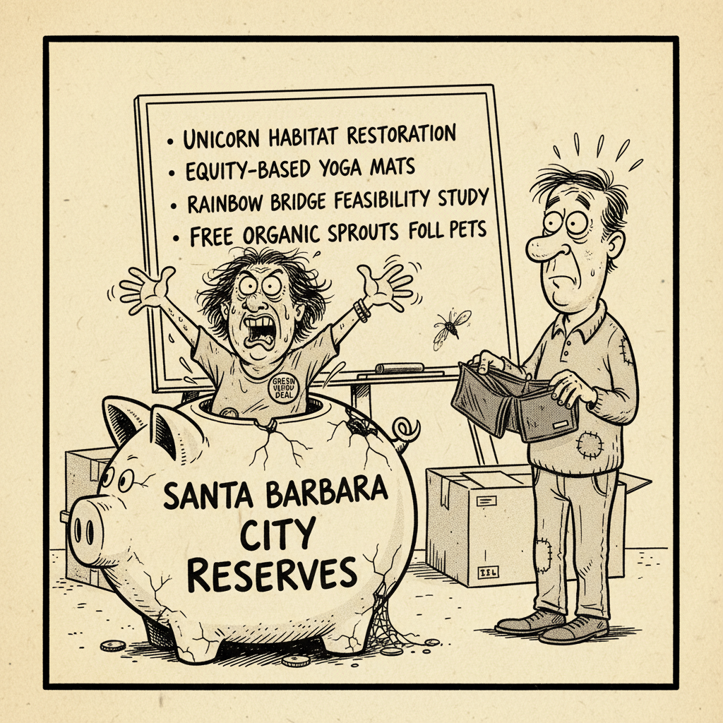 SANTA BARBARA'S BUDGET BRAIN TRUST: WHERE DID THE CASH GO?
