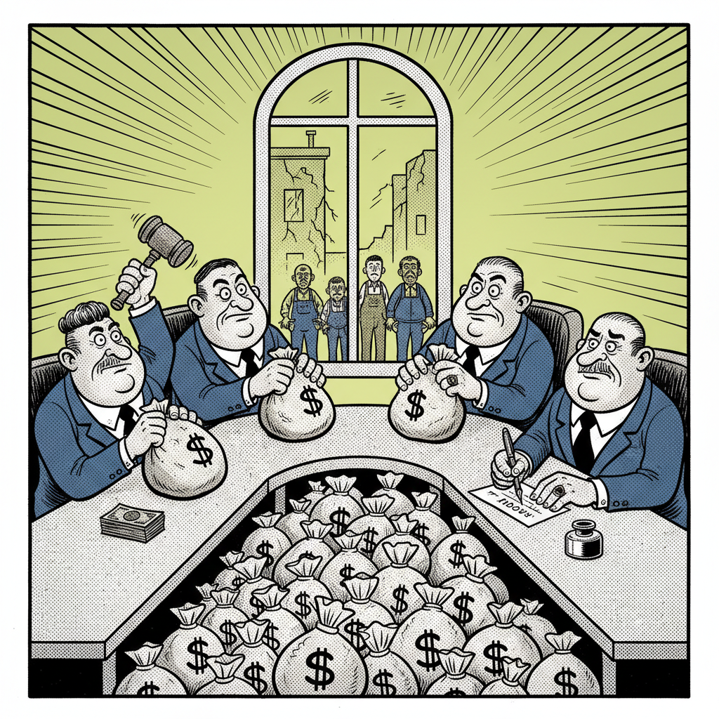 SANTA MARIA COUNCIL: LET THEM EAT CAKE! (THEIRS, NOT YOURS)