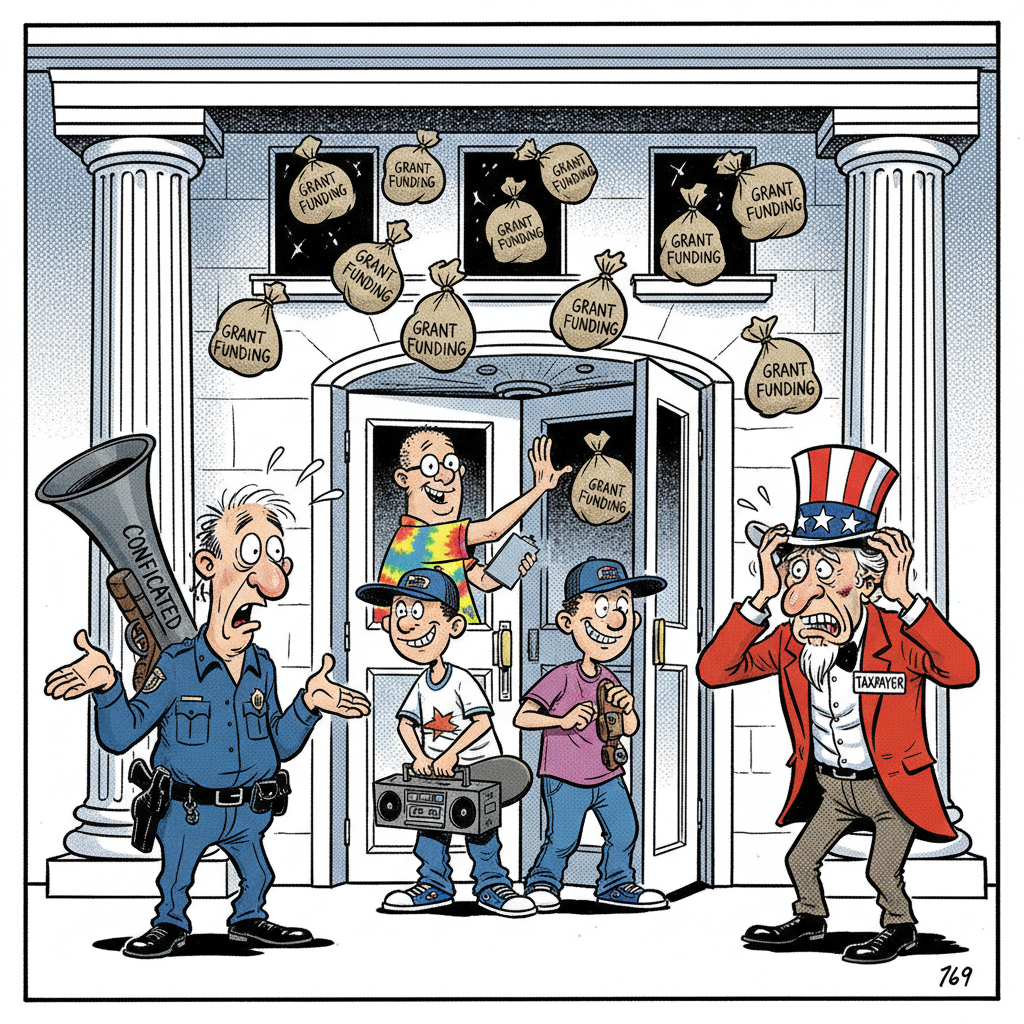 SANTA MARIA'S NEWEST REVOLVING DOOR: "GANG" MEMBERS GREETED BY 'GUN BUYBACK' FAIRY