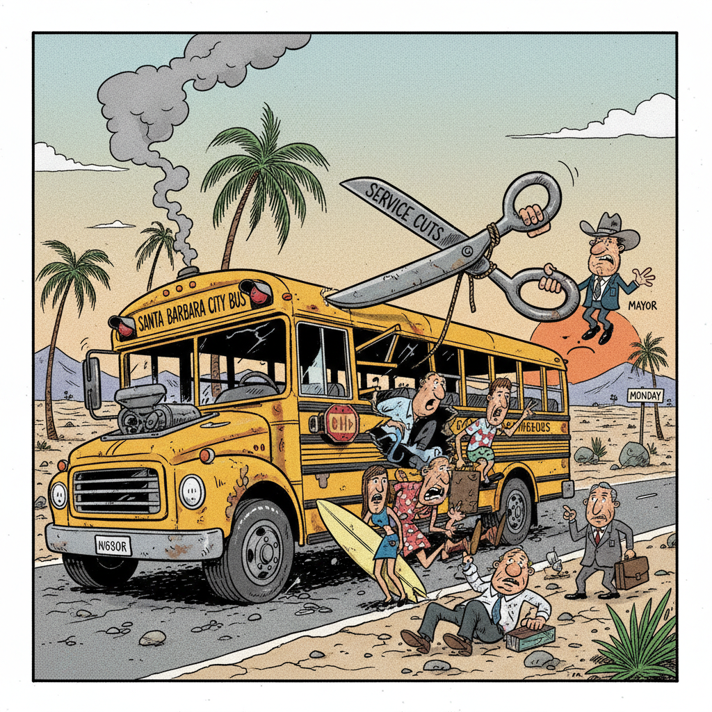 SB BUSES GOING NOWHERE FAST: TAXPAYER-FUNDED TRANSIT HITS ANOTHER BUMP