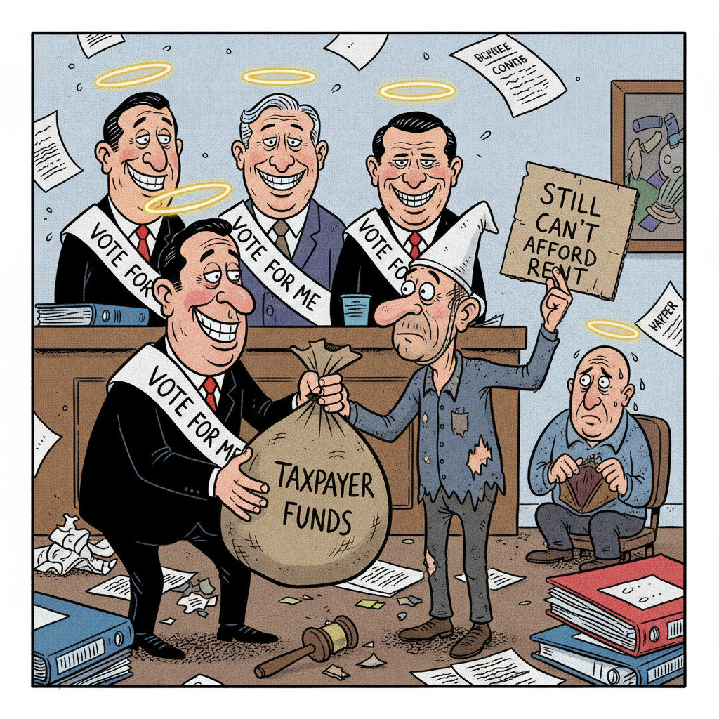 SB LOAN SHARK CITY COUNCIL TO BANKROLL TEACHER 'HOUSING' SCHEME