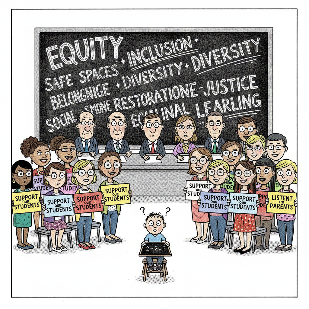 SB SCHOOL BOARD: RACISM? NO, JUST ANOTHER DIVERSE EXCELLENCE INITIATIVE!