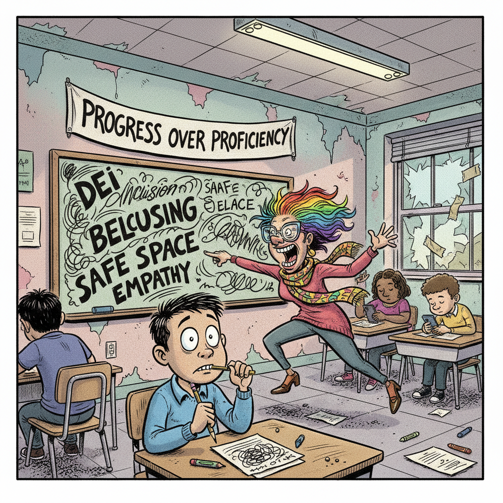 SB SCHOOLS CAN'T WRITE? SHOCKER! DID DEI TRAINERS FORGET GRAMMAR?