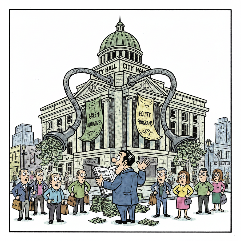 SB TAX RECEIPTS: MORE GREEN THAN THE CITY'S FAILED 'GREEN' INITIATIVES!
