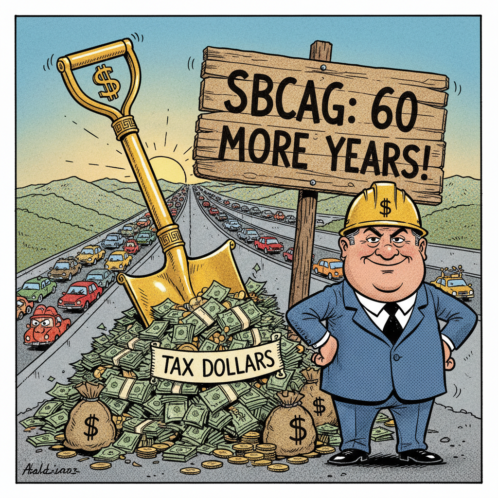 SBCAG'S 60-YEAR MILESTONE: A BILKING BILLION FOR BUMPER-TO-BUMPER BUREAUCRACY!