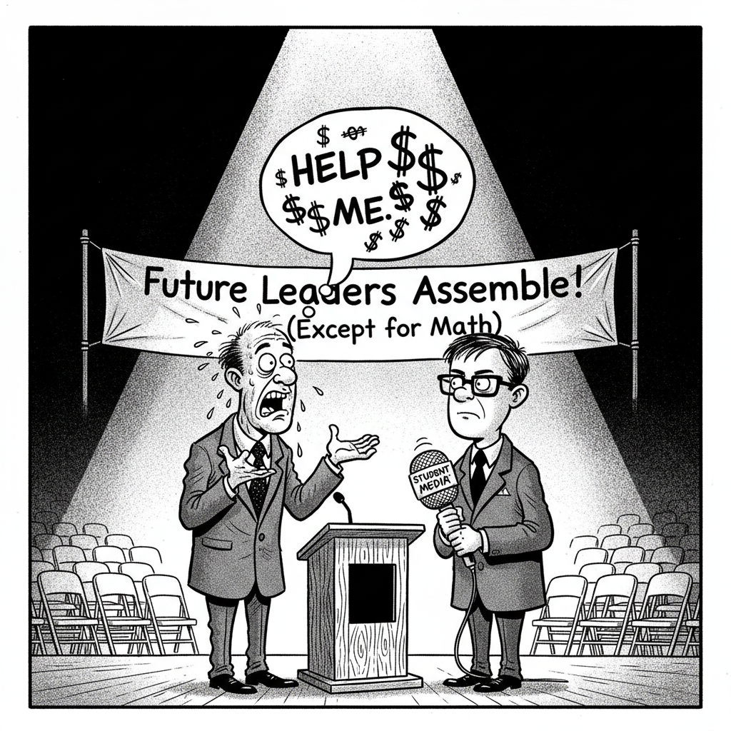 SCHOOL BOARD CANDIDATES DODGE TOUGH QUESTIONS... FROM 12-YEAR-OLDS