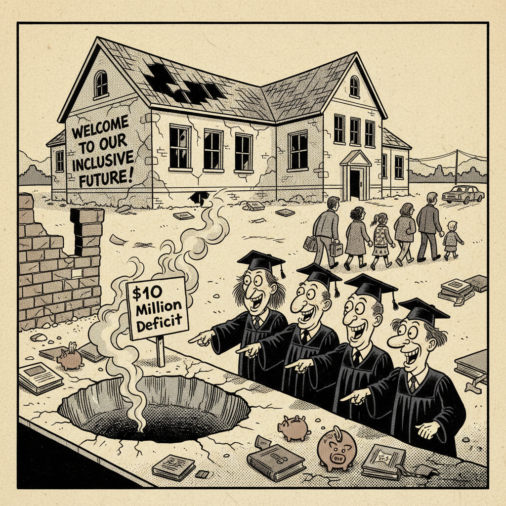 SCHOOL BOARD DEBACLE: PROGRESSIVE POLICIES LEAVE $10M HOLE, ENROLLMENT PLUMMETS