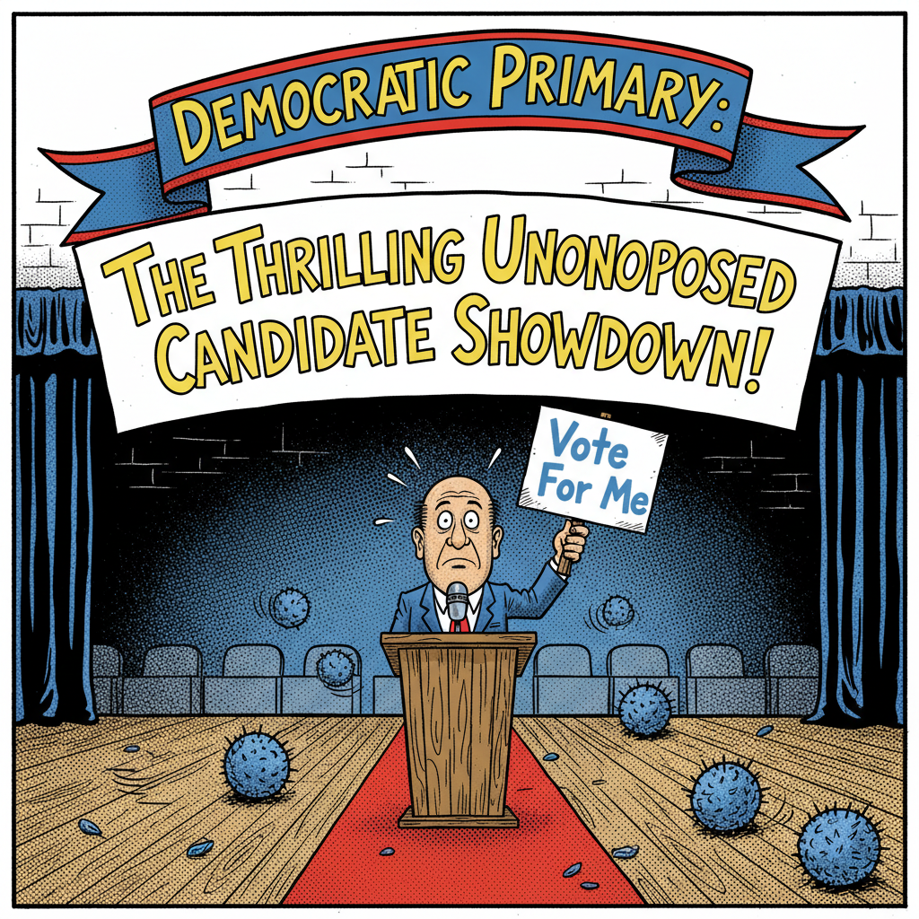 SCHOOL BOARD ELECTION SHOCKER: ONE GUY SHOWS UP!