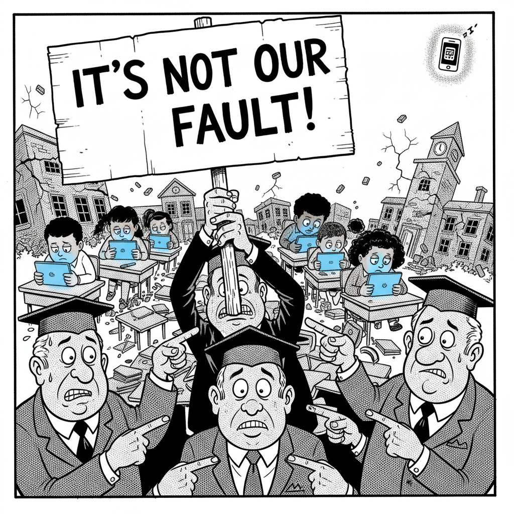 SCHOOL DISTRICT SUES SOCIAL MEDIA: IT'S NOT *OUR* FAULT KIDS ARE ON PHONES!